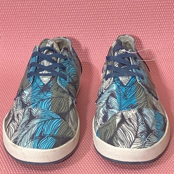 Toms Mens Palm Leaf Pattern Multi Colored Lace Up Casual Sneaker Shoes - Sz 11.5 - Picture 4 of 13